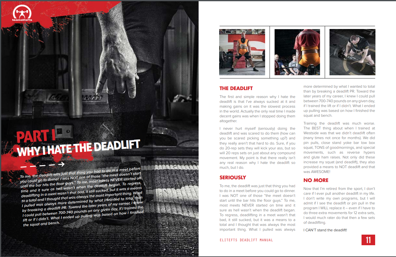 elitefts Deadlift Manual (eBook)