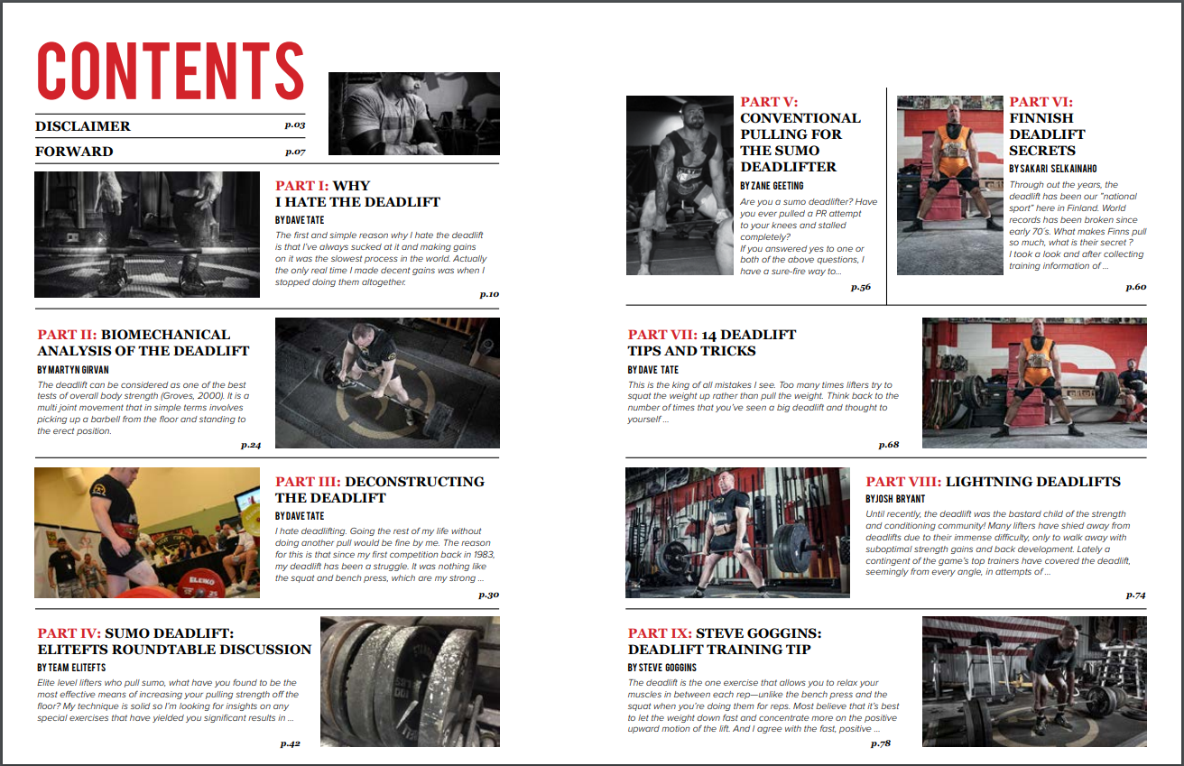 elitefts Deadlift Manual (eBook)