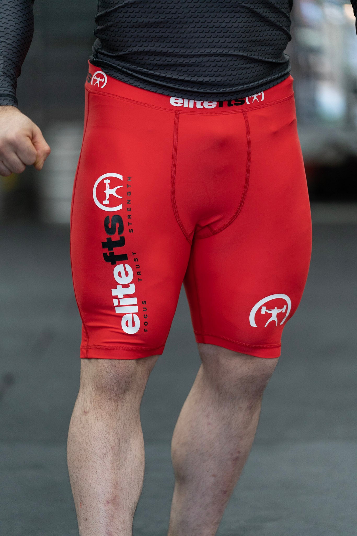 elitefts Red Compression Shorts