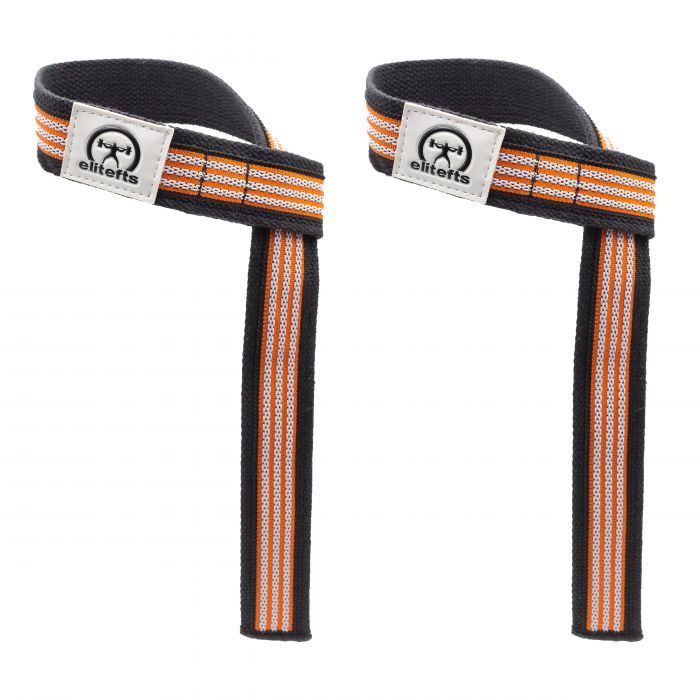 Elitefts Orange Stripe 1 5 Wrist Straps