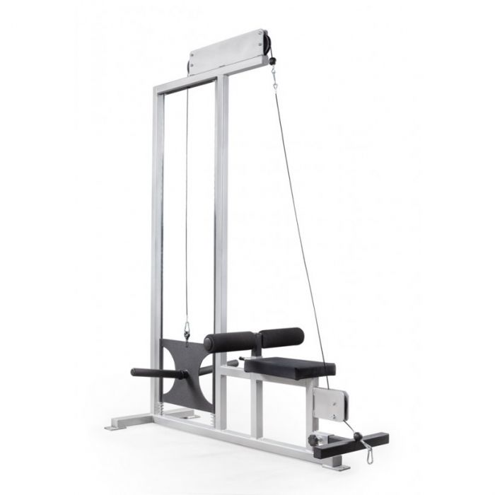 plate loaded lat pulldown low row