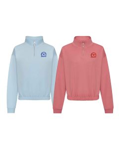 Elitefts Ladies' 1/4 Zip Cropped Sweatshirt