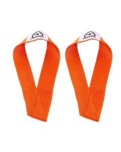 ELITEFTS™ OLD SCHOOL ORANGE WRIST STRAPS